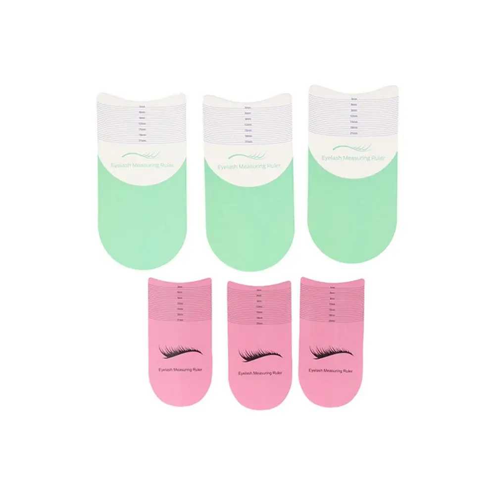 Symmetry Measure Eyelashes Eyebrow Beauty Tools Eyelash Stencils Ruler Eyelashes Curling Degree Ruler Eyelashes Length Ruler