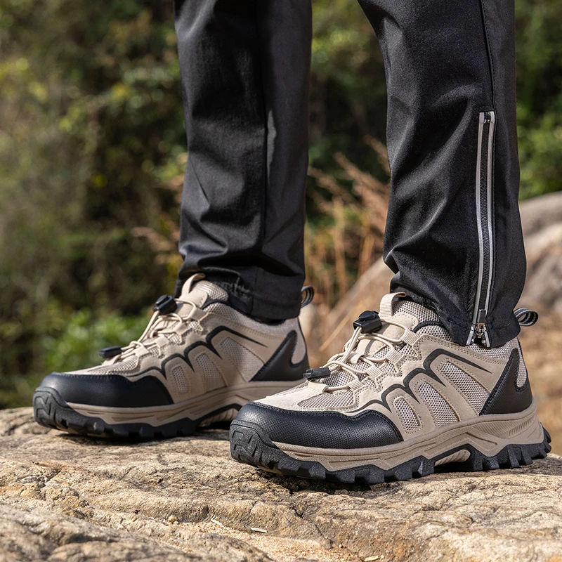 

New Elastic Band Outdoor Hiking Shoes Bre2026 athable Casual Hiking Shoes Anti Slip Sports Shoes Suitable For Both Men And Women