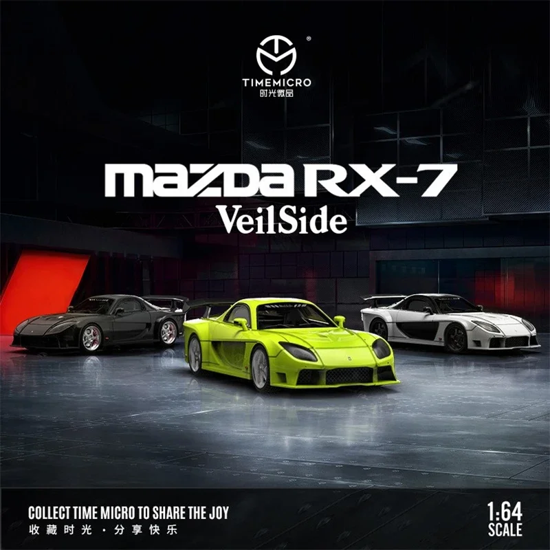 Timemmicro 1:64 Mazda RX-7 Veilside Diecast Model Car