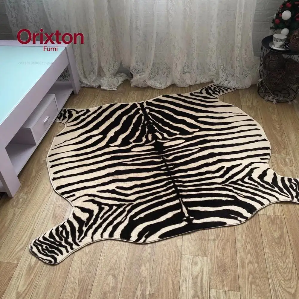 tapete-muzzi-com-estampa-de-zebra-em-veludo-pv-imitacao-de-couro-tapetes-com-formato-natural-de-peles-de-animais-decoracao-tapetes-de-pele-sintetica-130x180