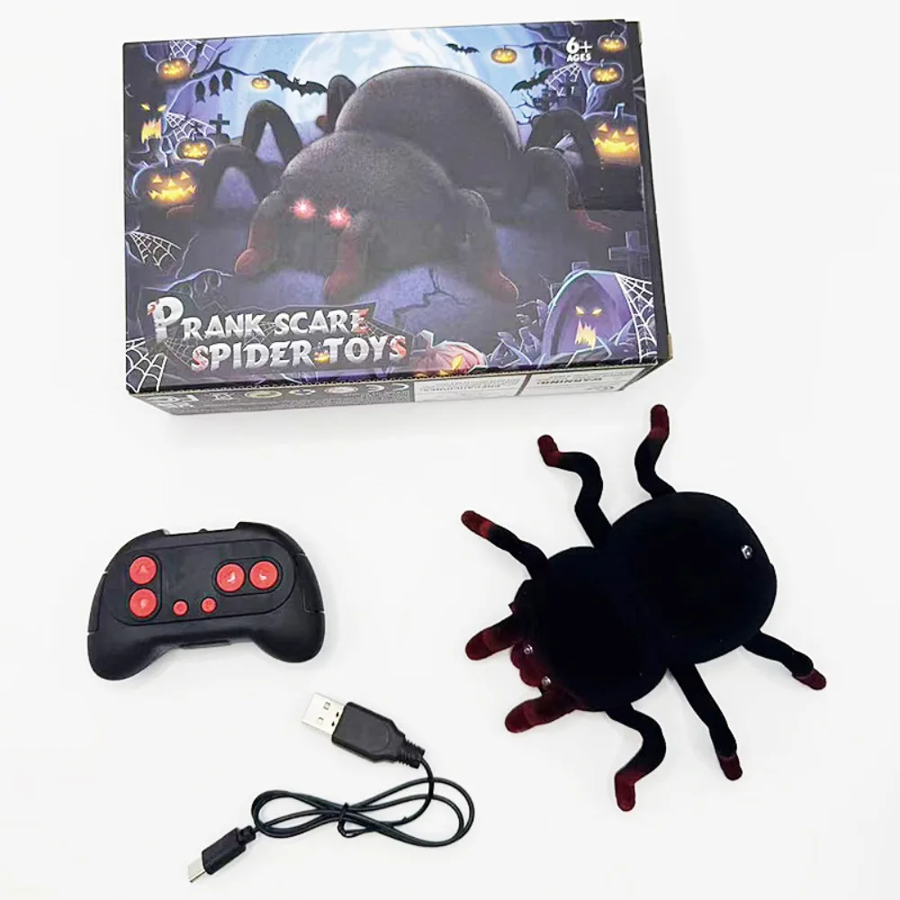 Rechargeable Wall Climbing RC Lizard Toy Realistic LED Eyes Climber Gecko Robot Toy Remote Control Cockroach Spider Toy For