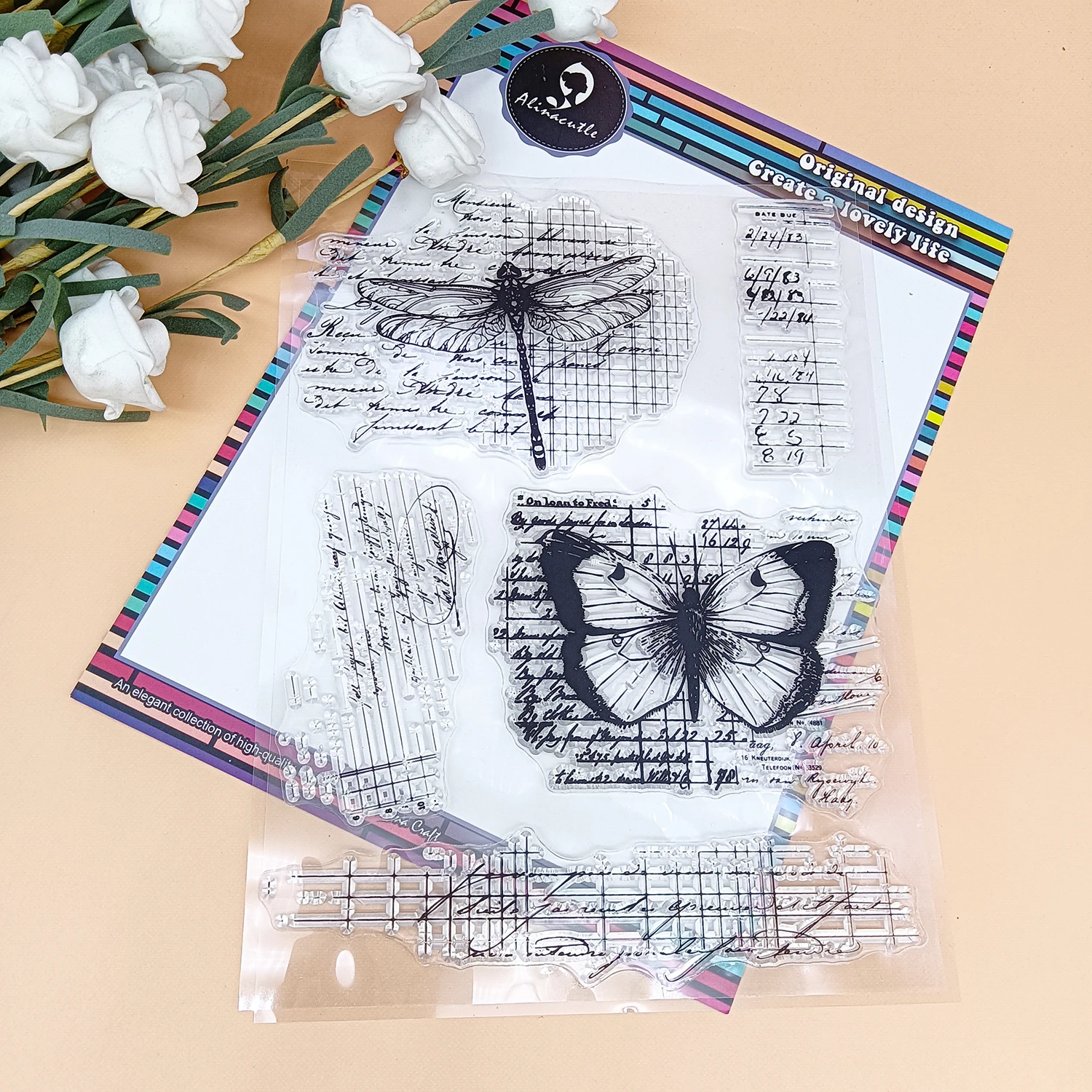 1 Stück transparenter Hintergr – Butterfly Rubber Sheet Bewertung und Preis