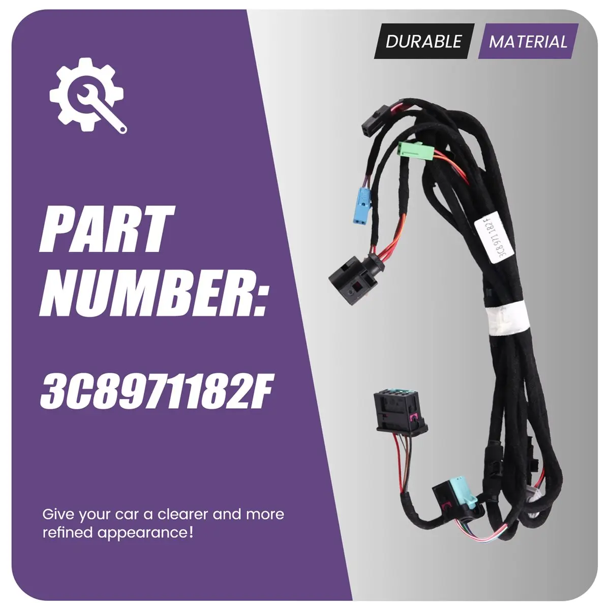 #59F 3C8971182F ,Rear Trunk Boot Wring Harness,(ABS)