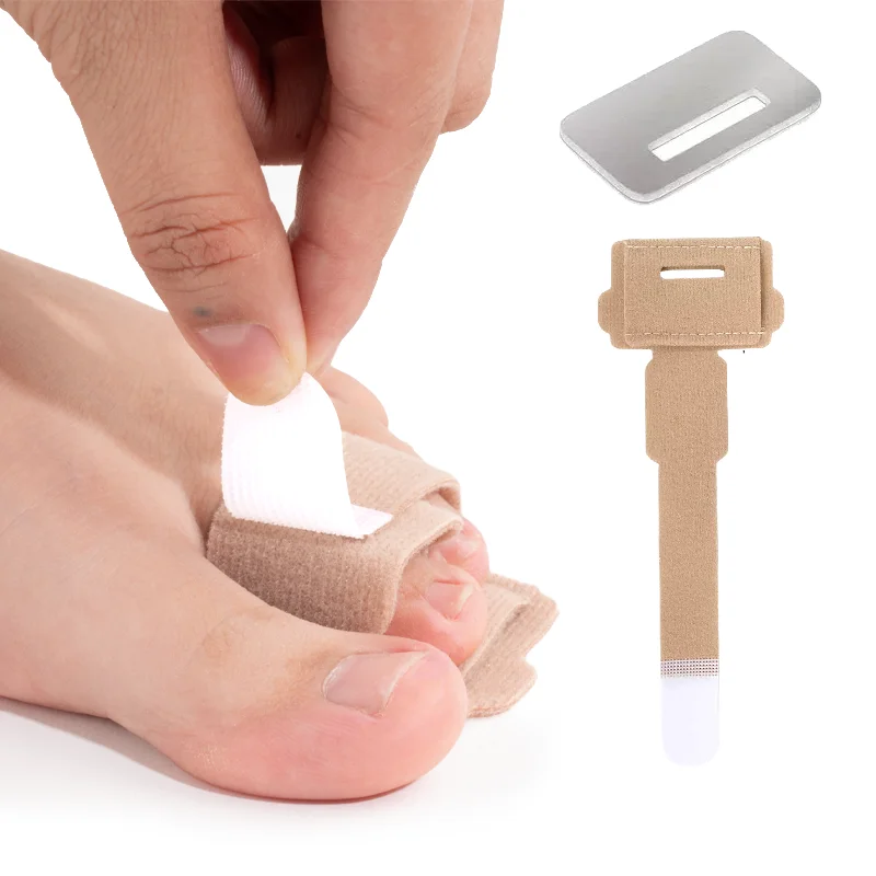 Hammer Toe Splint Toe Straightener Support Band Toe Protector for Crooked Overlapping Toes Foot Care