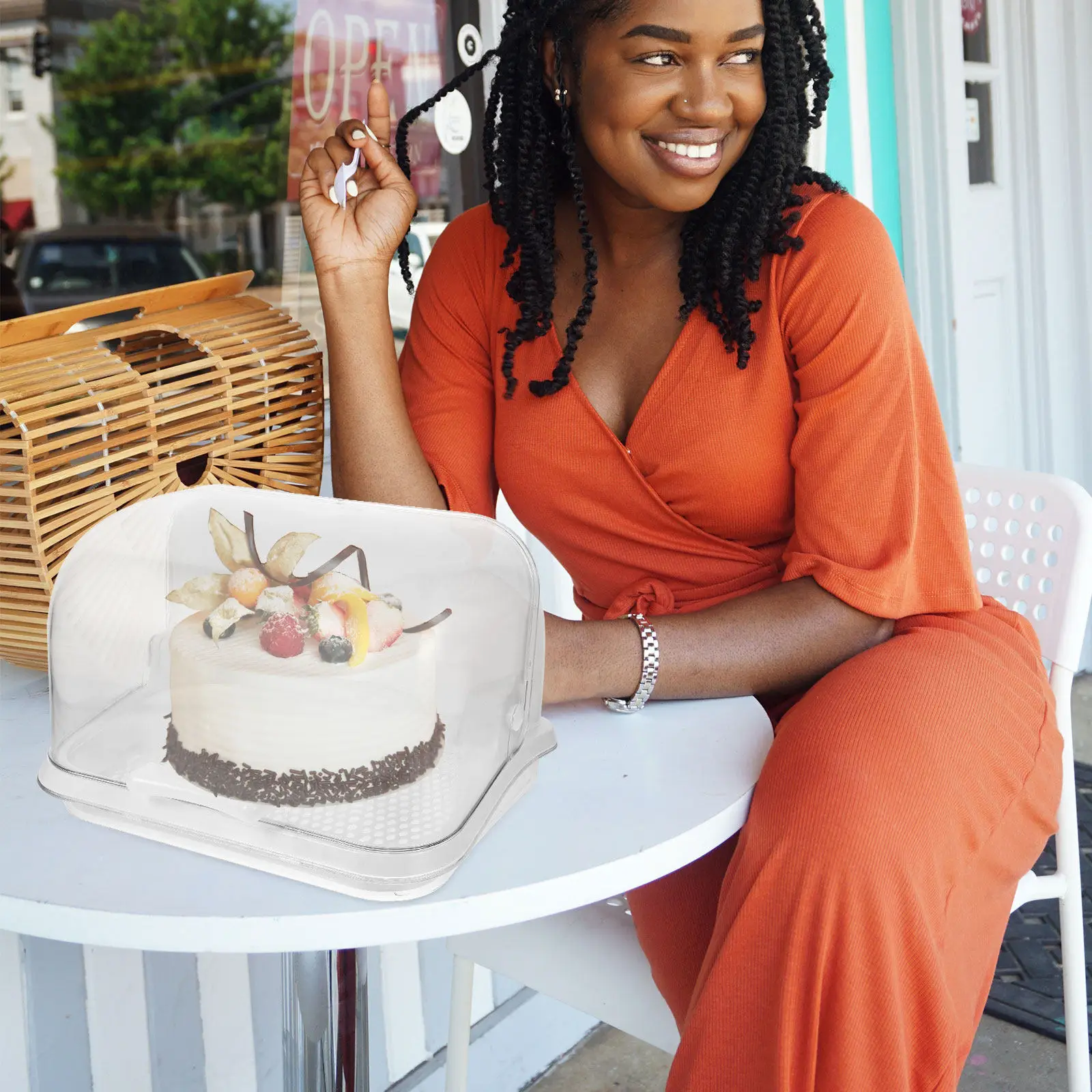 

1Pcs Baby Bottle Storage Box Bright Color Drying Rack Organizer Dustproof Baby Bottles Drainer Holder Feeding Bottle Dryer