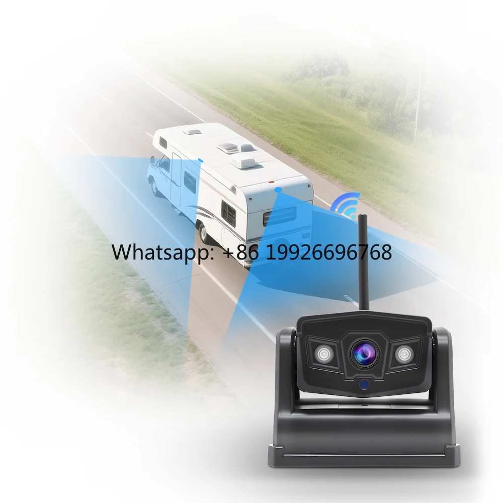 

HD Digital Wireless Magnetic Battery Camera for Quick Setup Trailer Truck RV Van Rear View Safety | OEM Factory Price