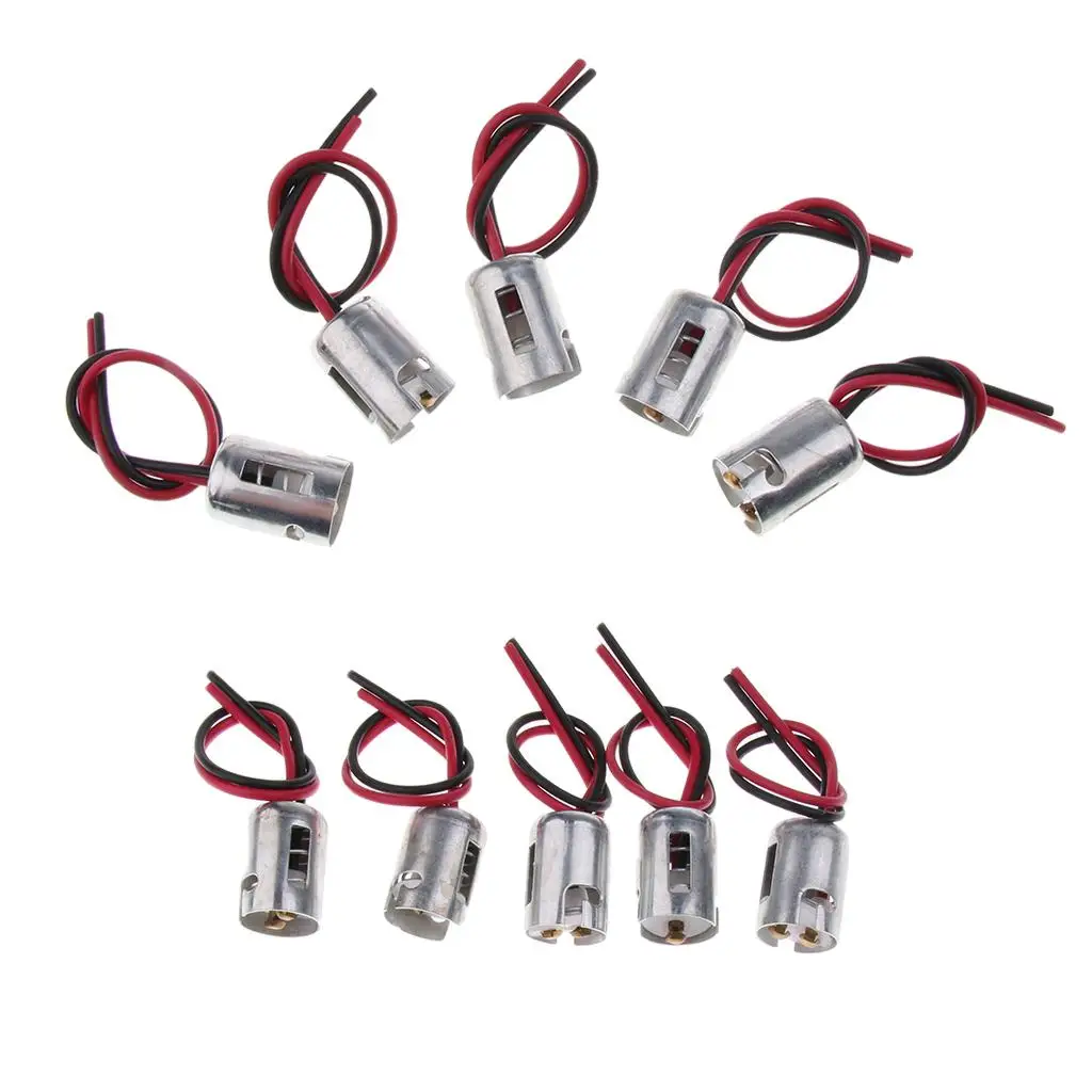 

10 шт. 1156 BA15D разъем гнездовой держатель жгута света предварительно смонтированный