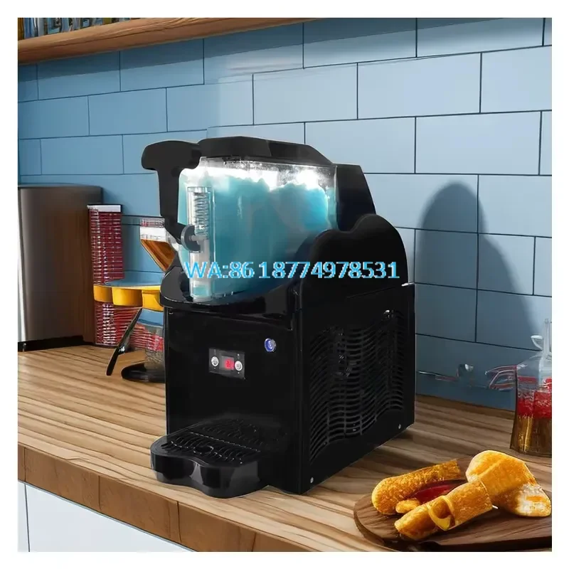 Wmwmnu for 3L Commercial Instant Slushy Maker Small Slushee Drink Smoothie Portable Mini Ice Slush
