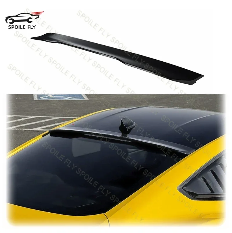 

For Ford Mustang S650 Dark Horse GT 2024 2025 High Quality ABS Car Rear Roof Wing Spoiler Splitter Body Kit Glossy Black