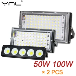 Focos-LED 스포트라이트 50W 100W AC 220V Refletor LED 스포트 라이트, 정원 투광 조명 야외 주방 거리 풍경 조명