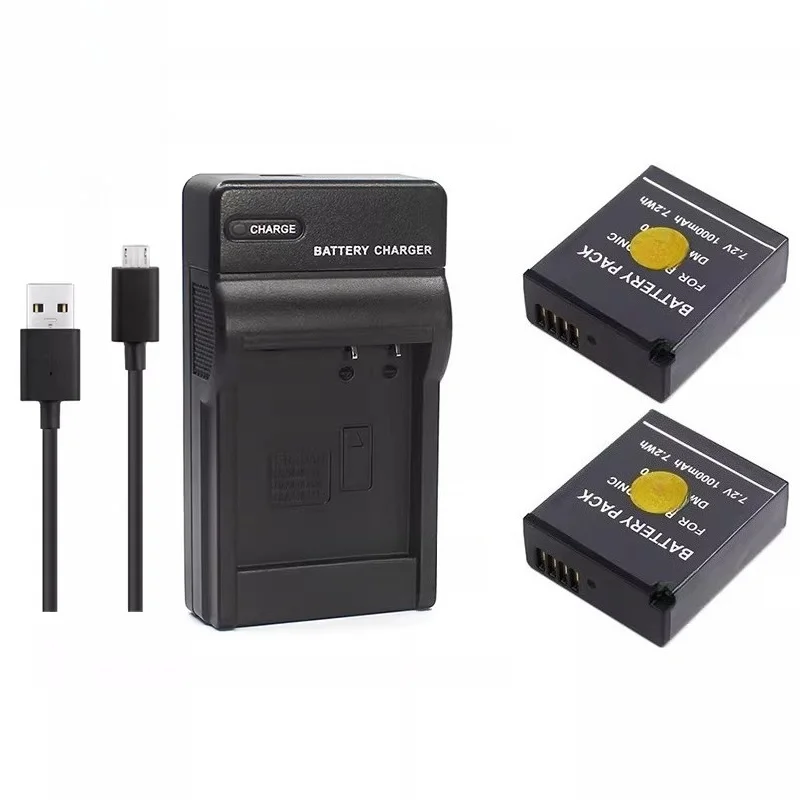 1000mAh High Capacity Replacement Battery + USB Charger for Leica
