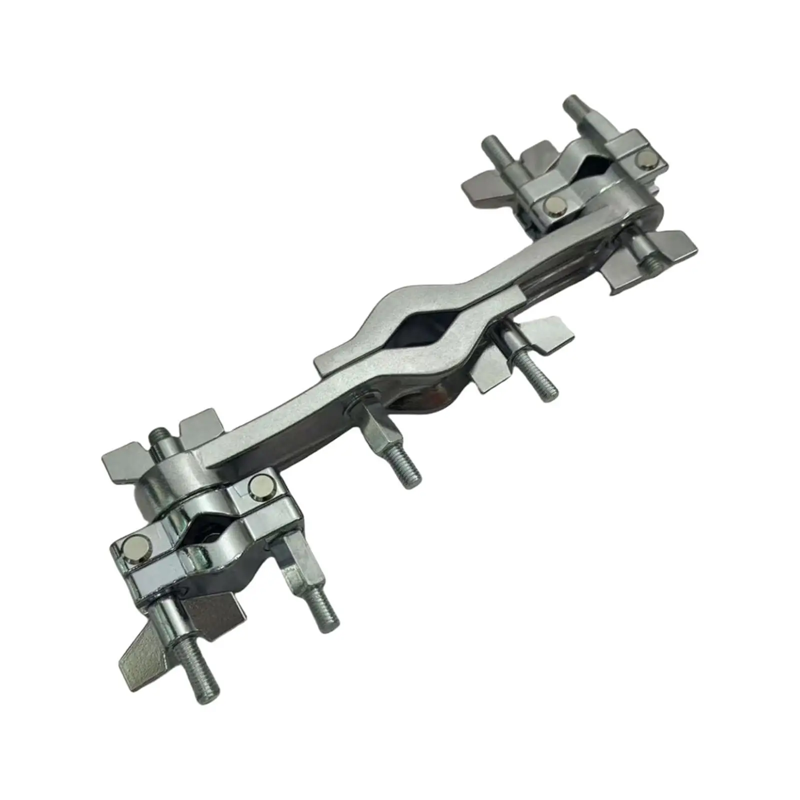 

Double Drum Clamp Sturdy Rotatable Multifunction Portable Holder for Accessories Enthusiasts Instruments Supplies Professional