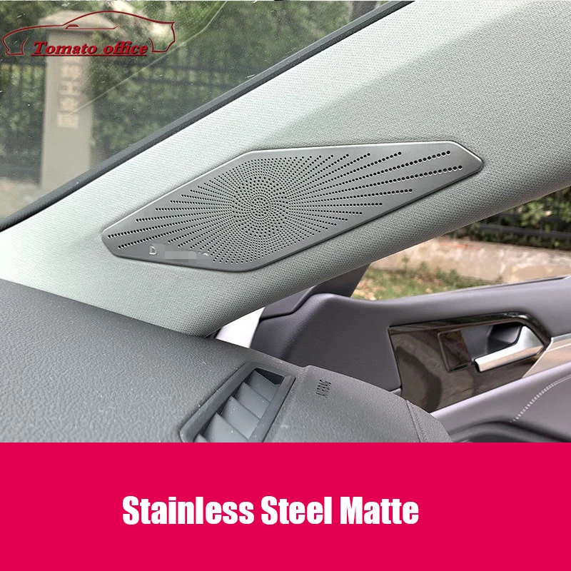 For Volkswagen VW Jetta MK7 2019 2020 2021 Stainless Steel Car Front A Pillar Speaker Frame Cover Trim Auto Styling Accessories