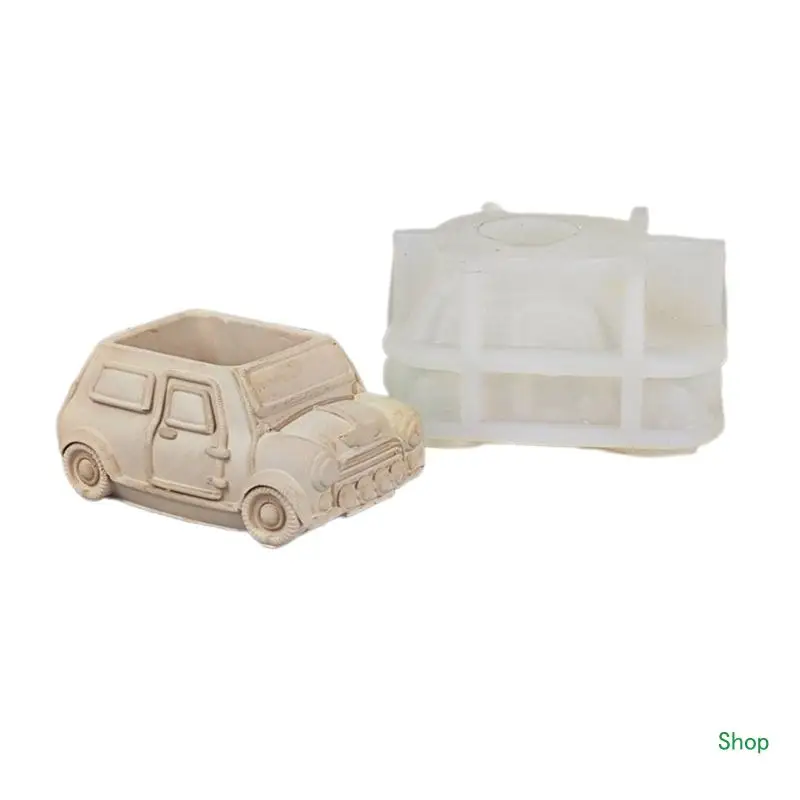 

Dropship Car Bus Silicone Mold for Plant Flower Pots Pen Holder Cement Molds Desktop Decor