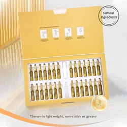 20% Vitamin C Ampoule Serum Set Moisturising Whitening Wrinkle Reducing Anti-Ageing Serum Face Beauty Skin Care