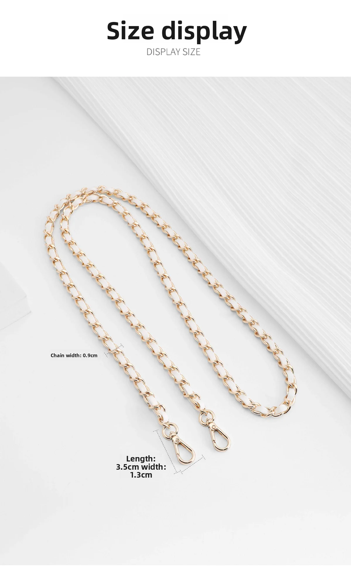 Bag Chain Shoulder Strap For Vanity Makeup Bag Durable Fashion Good Quality Bag Modification Bag Accessories