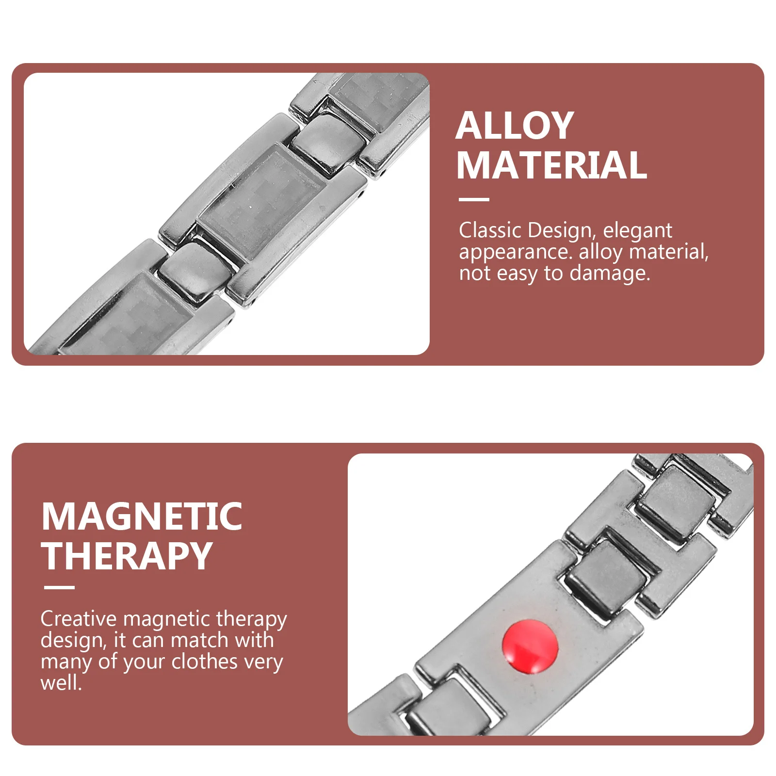 

Magnetic For Men Women Creative Stylish Wrist Decor Hand Chain Jewelry Gift Comfortable Wearable Cool