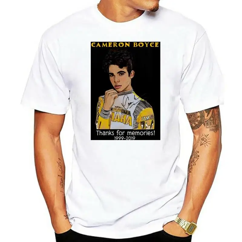 Cameron Boyce, спасибо за воспоминания-футболка, стильная футболка на заказ
