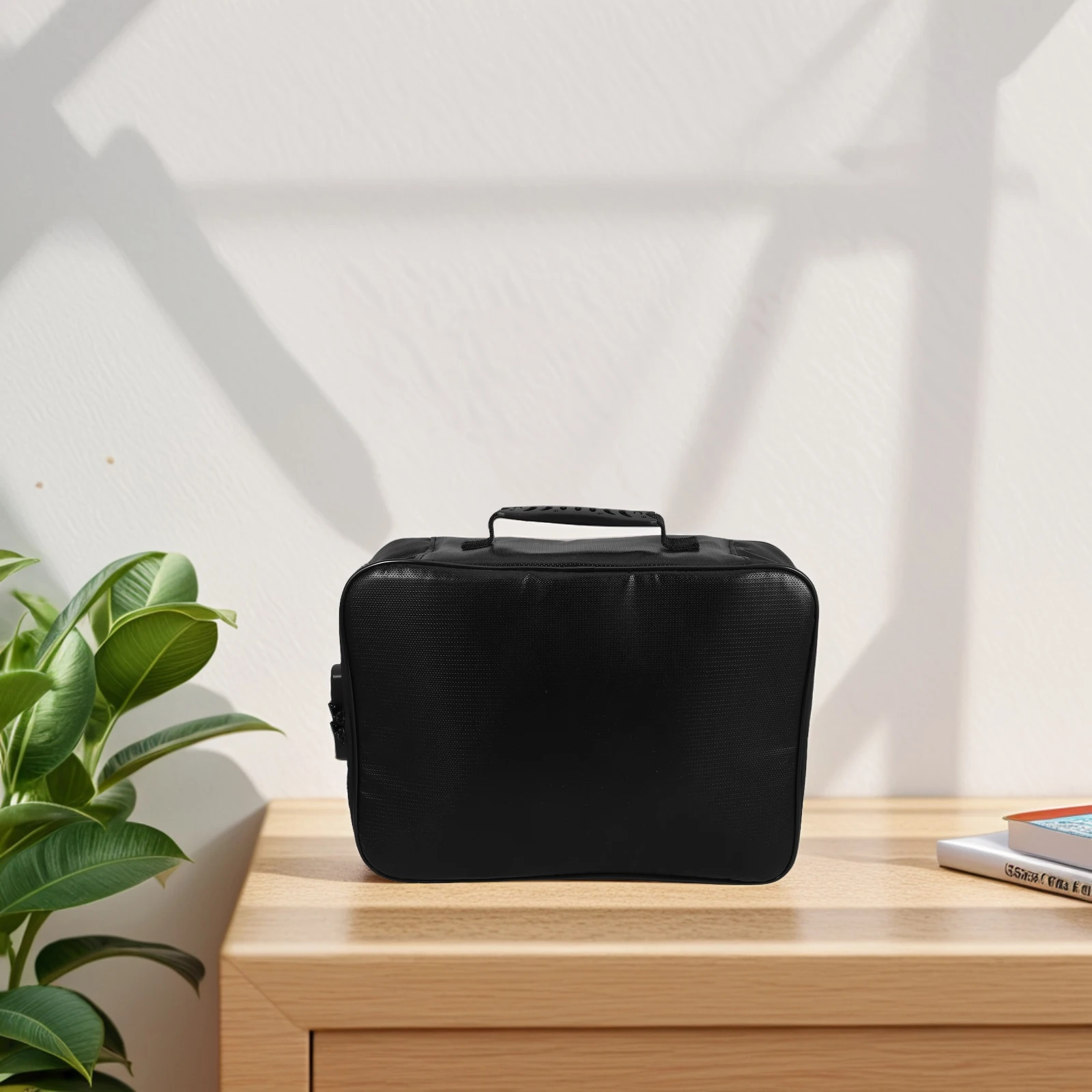 

Multilayer Document Storage Bag Fireproof Passport Holder Certificate Organizer File Storage Box Home Safe Use Portable