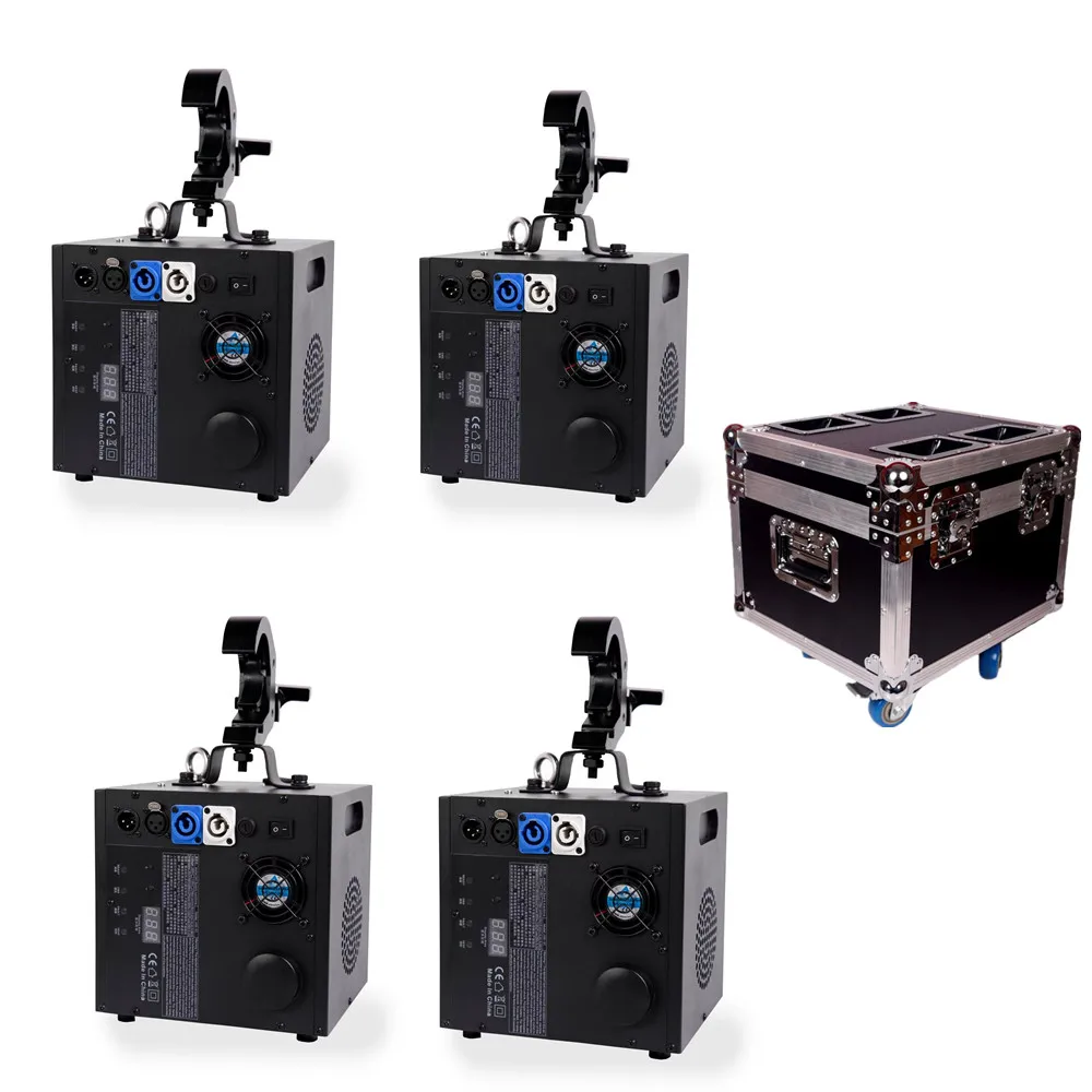 4pc with flight case 600W dj cold spark fountain fireworks pyrotechnics waterfall cold sparklers