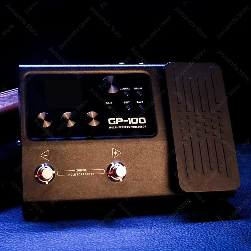 GP100 LT JR GP200 IR Multi Effects Processor, Looper Drum Machine for Electric Guitar & Bass, Stage Practice Recording
