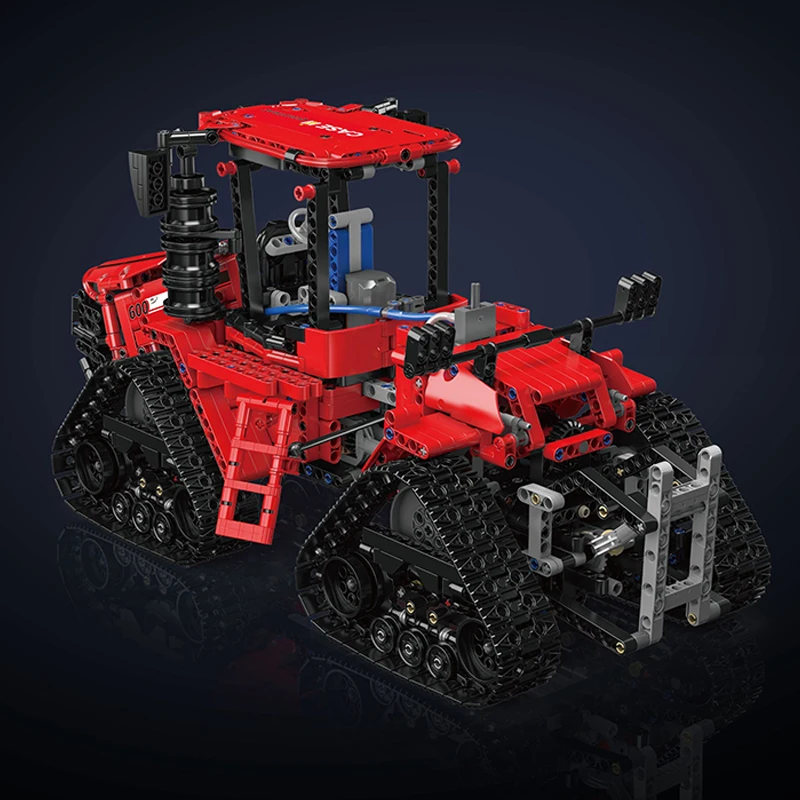 Klemmbausteine Technical Moc 1698 Mouldking Fernbedienung pneumatische Crawler Traktor Auto Modell Stück Bausteine Ziegel Puzzle Spielzeug