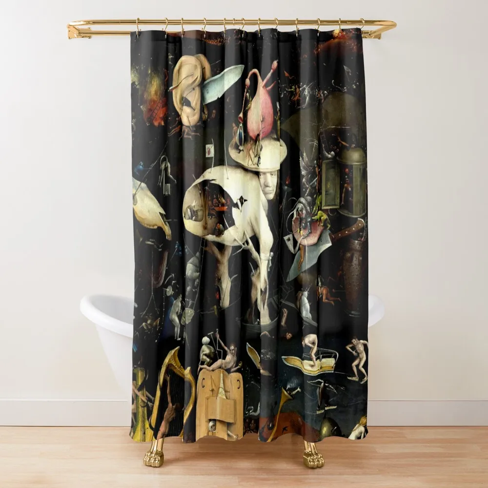 

Hieronymus Bosch - Hell Shower Curtain Bathroom Accessorys Shower Waterproof For Bathrooms Curtain