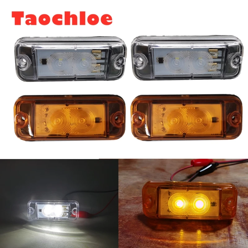 2X truck parts For Mercedes Benz Vario Axor Econic Position Lamp White 0028200056  For Axor cabin roof lamp