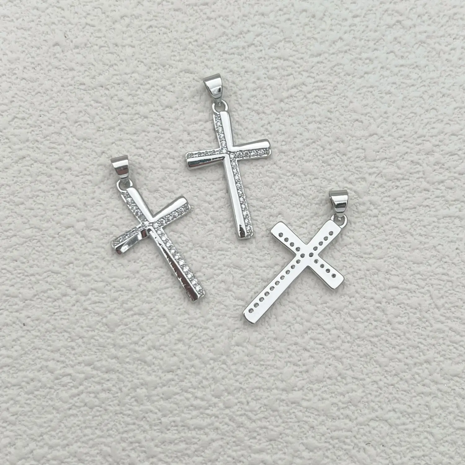 5 Religious Personality Statue Cross Zircon God's Virgin Pendant Accessorie DIY Pearl Necklace Jewelry Making Material Wholesale