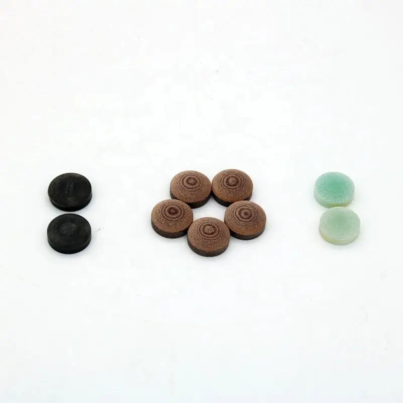 Superior quality Billiard Pool Cue Tips13mm 14mm Phenolic Resin Material For Pool Jump & Punch Cue Sticks.