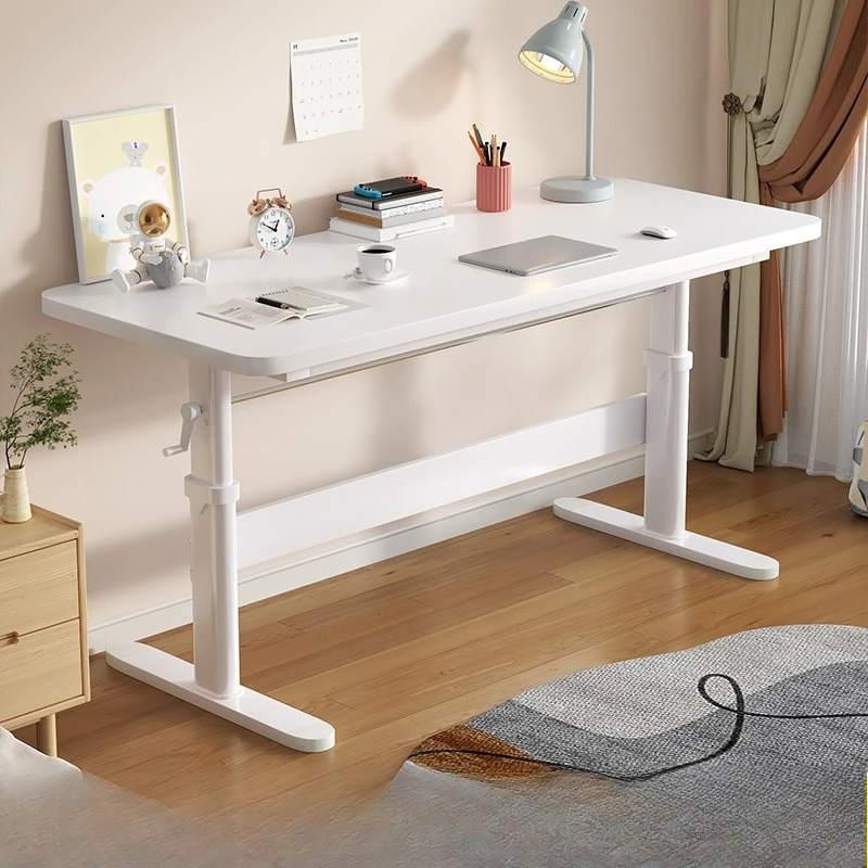 Lifting computer desk, desktop folding desk, home study desk, office workbench
