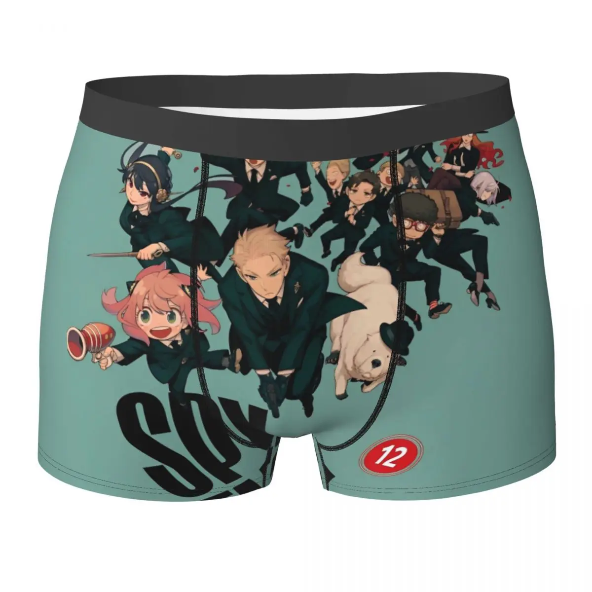 

SPYﾗFAMILYS Underwear Anya Printed Boxershorts Hot Sale Men Underpants Novelty Boxer Brief Birthday Gift