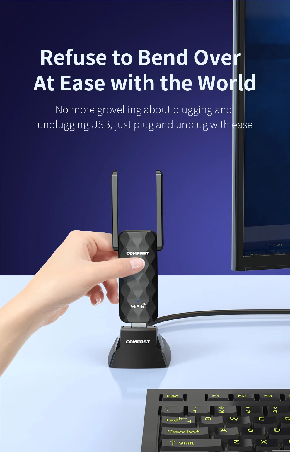 Кабель-удлинитель Comfast USB 3,0, высокоскоростной, 1,2 м