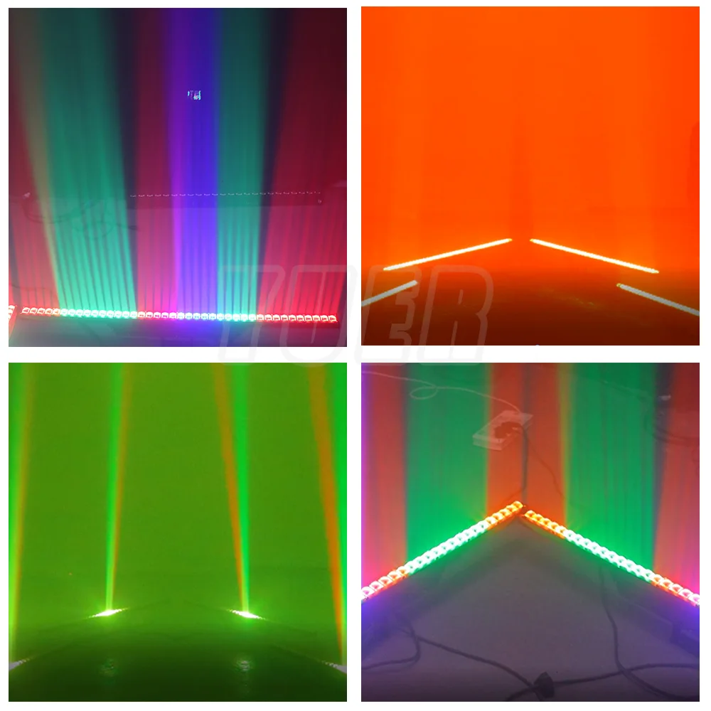 LED 40x3 واط RGB 3in1 بار ضوء مرحلة الحفلات حائط الخلفية غسل تأثير سباق الخيل ستروب شعاع DMX التحكم بالموسيقى أضواء للمسرح