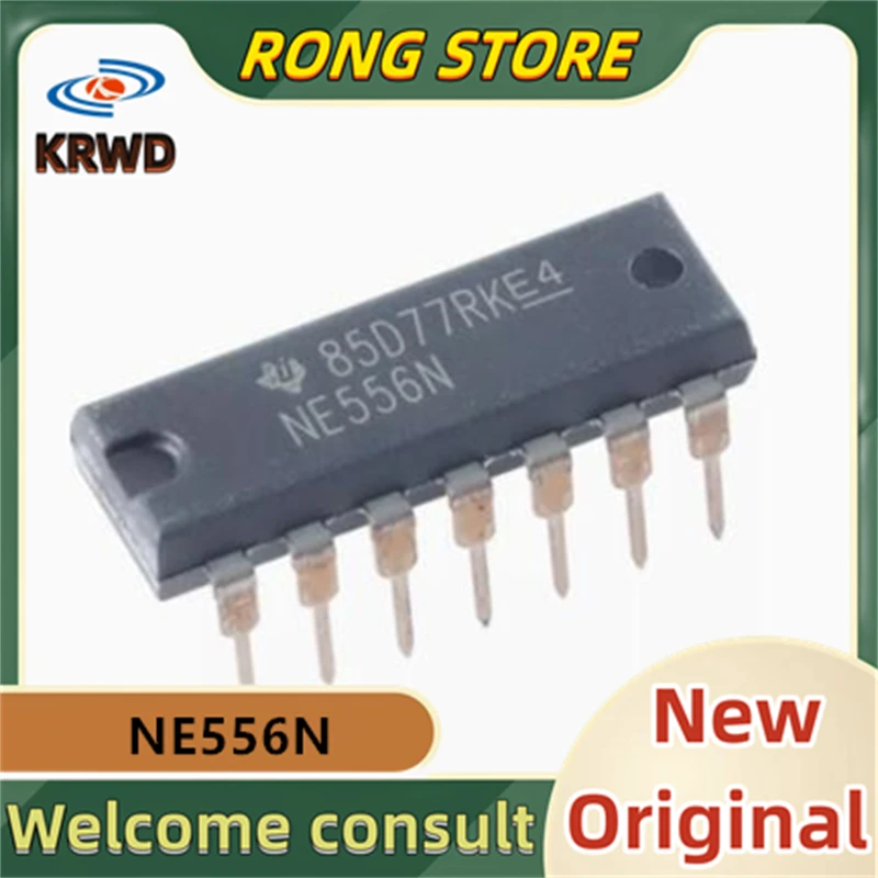 (30PCS) New and Original Chip IC NE556N  DIP14