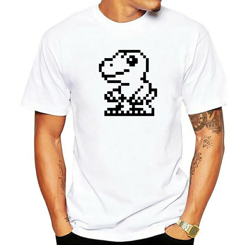 8-Bit Agumon T-Shirt. Digimon Great for any Video Game or Anime Fan