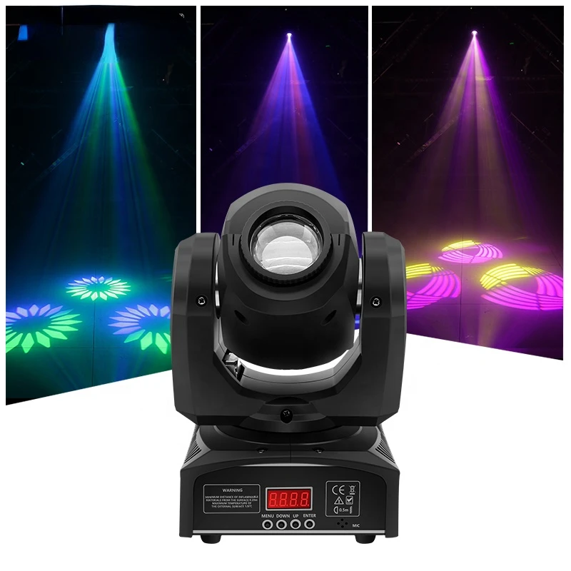 

BOTAI 10 Вт Мини Led Dmx Gobo Spot Light Club Dj Disco Lighting Party Led Spot Moving Head Light