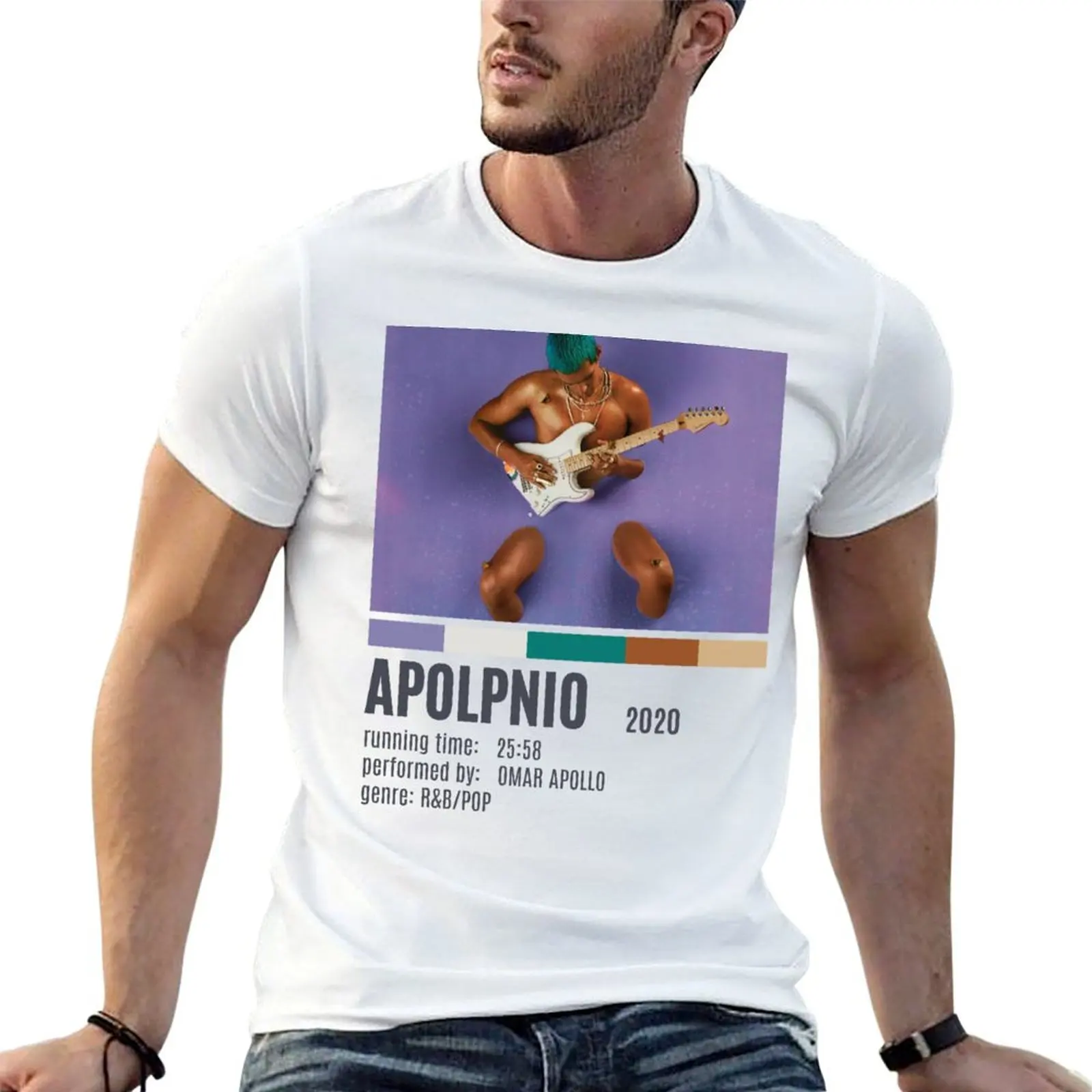 Omar Apollo T-Shirt clothes summer tops clothing for men