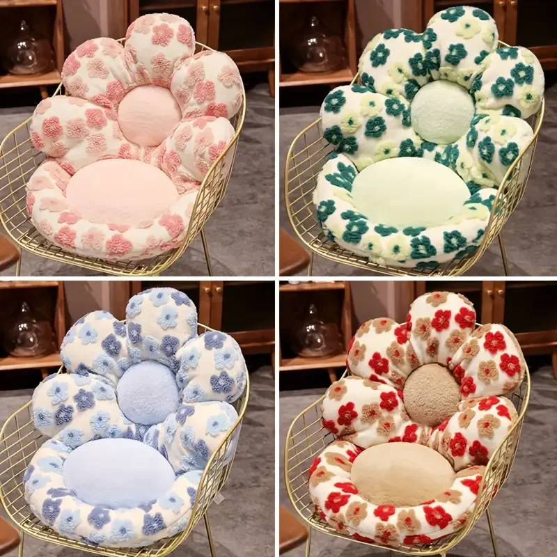 

SunFlower Cloth Half Wrap Around Seat Cushion Office Long Sitting Artifact Seat Cushion Car Seat Cushion Restaurant ChairCushion