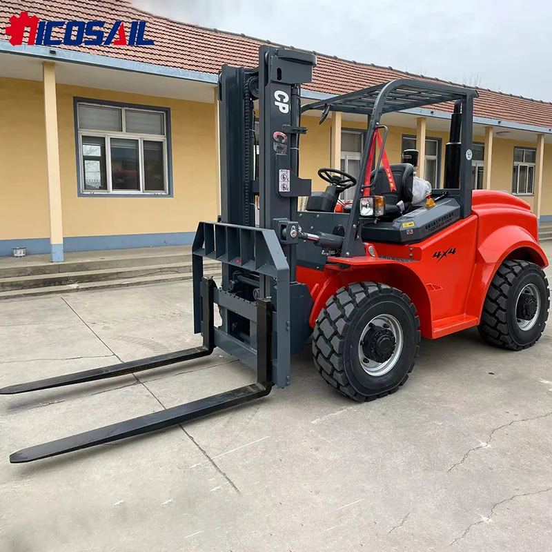 4 عجلة القيادة الخام التضاريس رافعة شوكية 4WD رخيصة عالية الجودة 2.5 طن رافعة شوكية العلامة التجارية الصينية موافقة CE رخيصة الثمن 2.5T رافعة شوكية #3