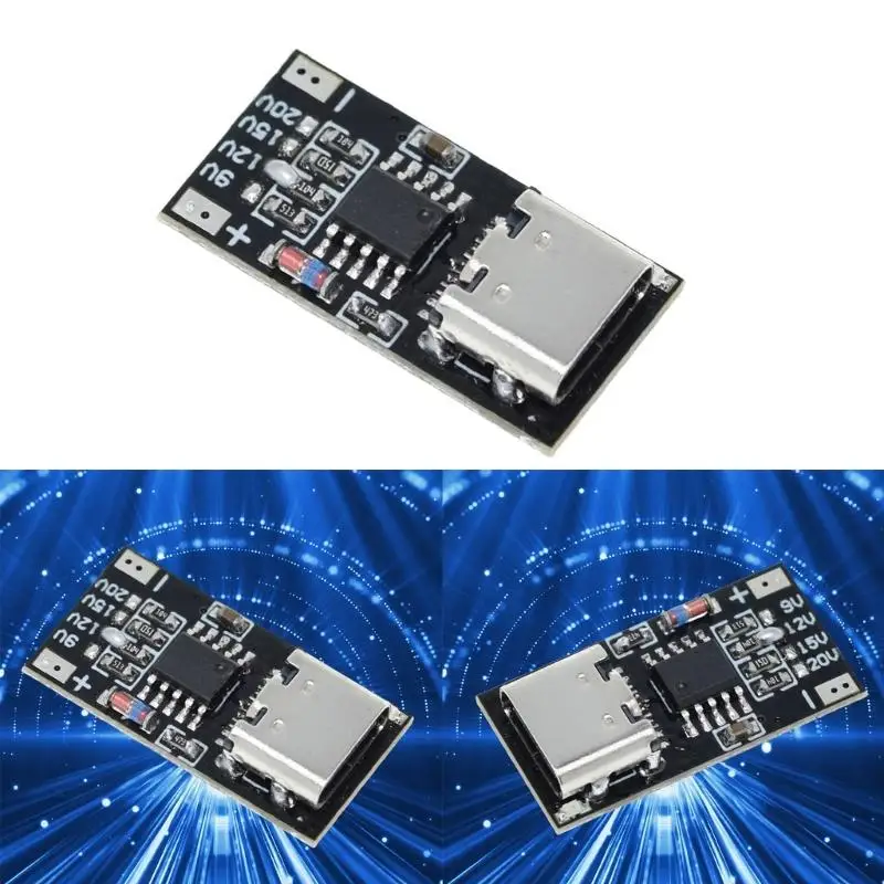 

R9UF триггерная плата с регулируемым напряжением для USB C PD, быстрая зарядка с несколькими выходами 9 В, 12 В, 15 В, 20 В,