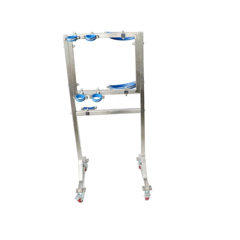 Custom Aluminum Rack, Laboratory Stainless Steel Extraction Rack Mounting System with Casters