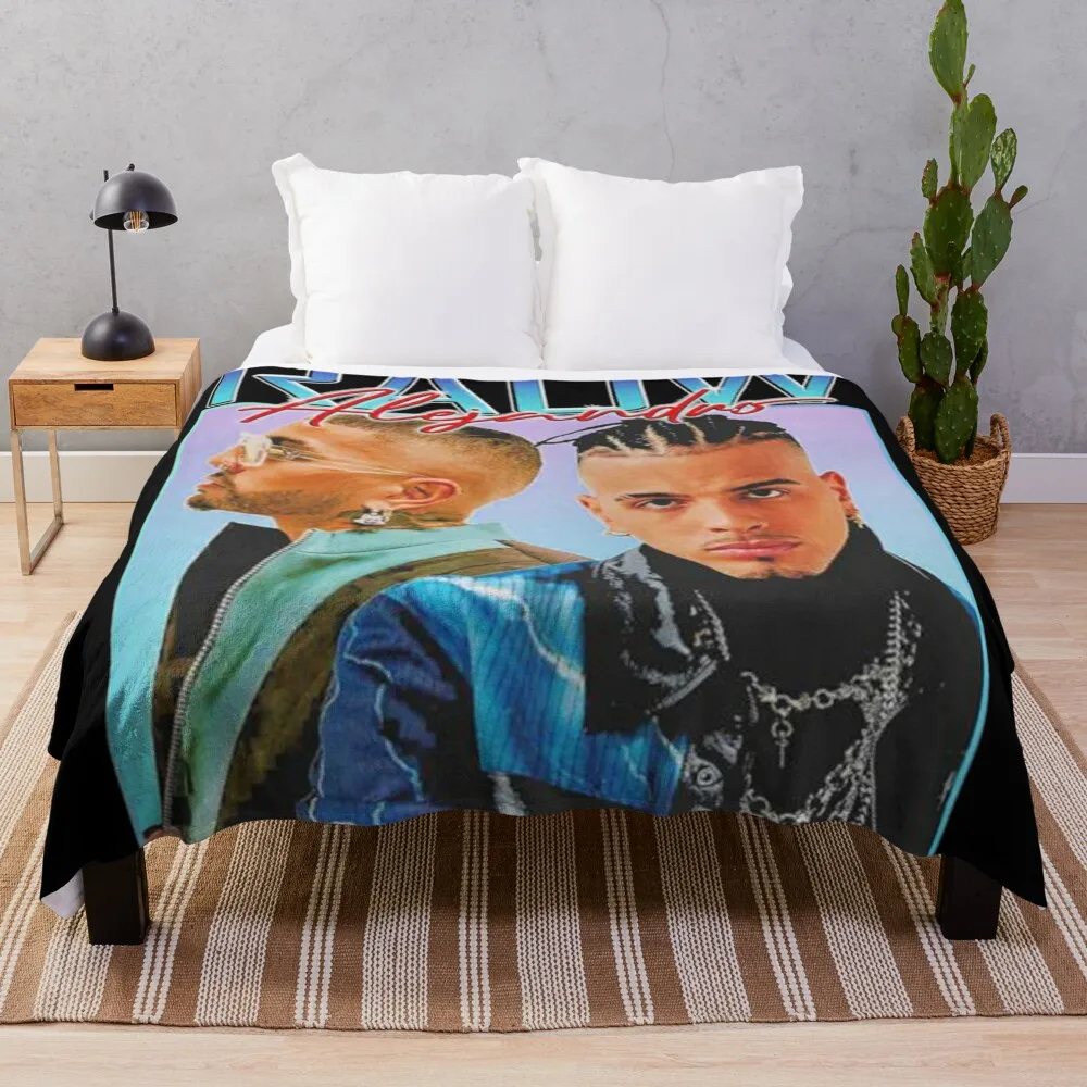 Alejandro Vintage Rap Music Throw Blanket Bed Fashionable christmas decoration Vintage For Baby Blankets