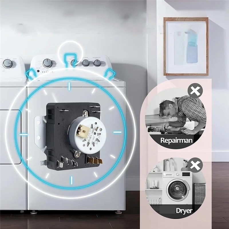 

【FUXQ】AP6016541, W10185982 1546812, WPW10185982 230 В запасные части для таймера сушилки Whirlpool PS11749831