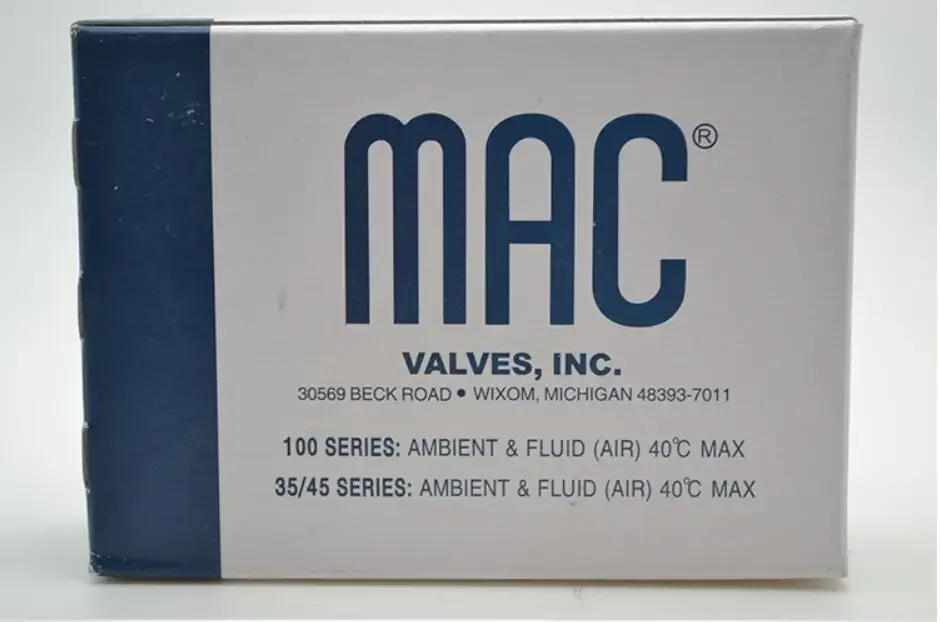 Válvula solenóide de controle de impulso eletrônico de 3 portas MAC 35A-ACA-DDBA-1BA 35A-ACA-DDFA-1BA 35A-ACA-DDAA-1BA com latão