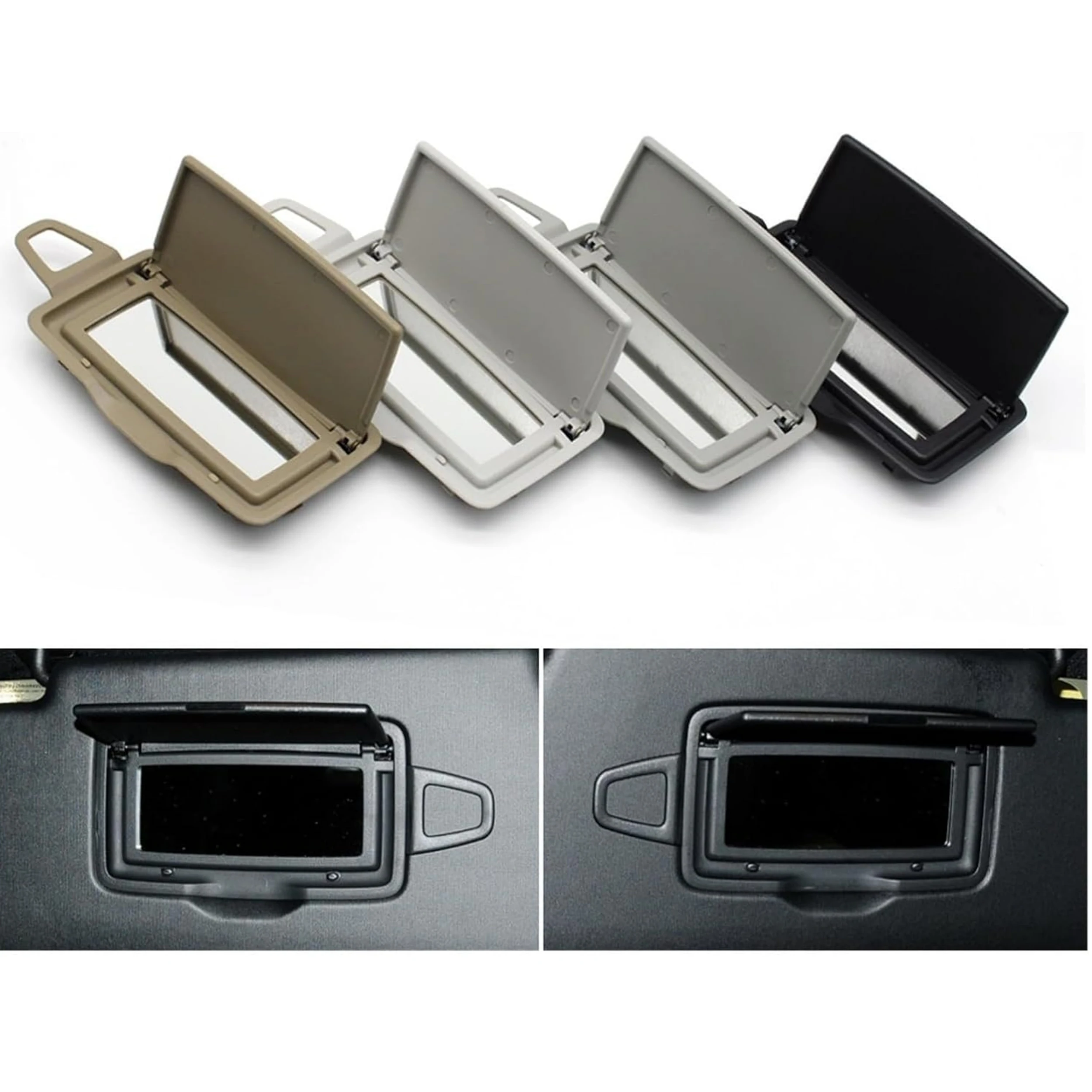 Car Front Sun Visor Sun Shade Makeup Mirror For Benz ML GL GLE GLS Class W166 W292 ML300 ML350 ML400 GL350 GL400 2012-2024