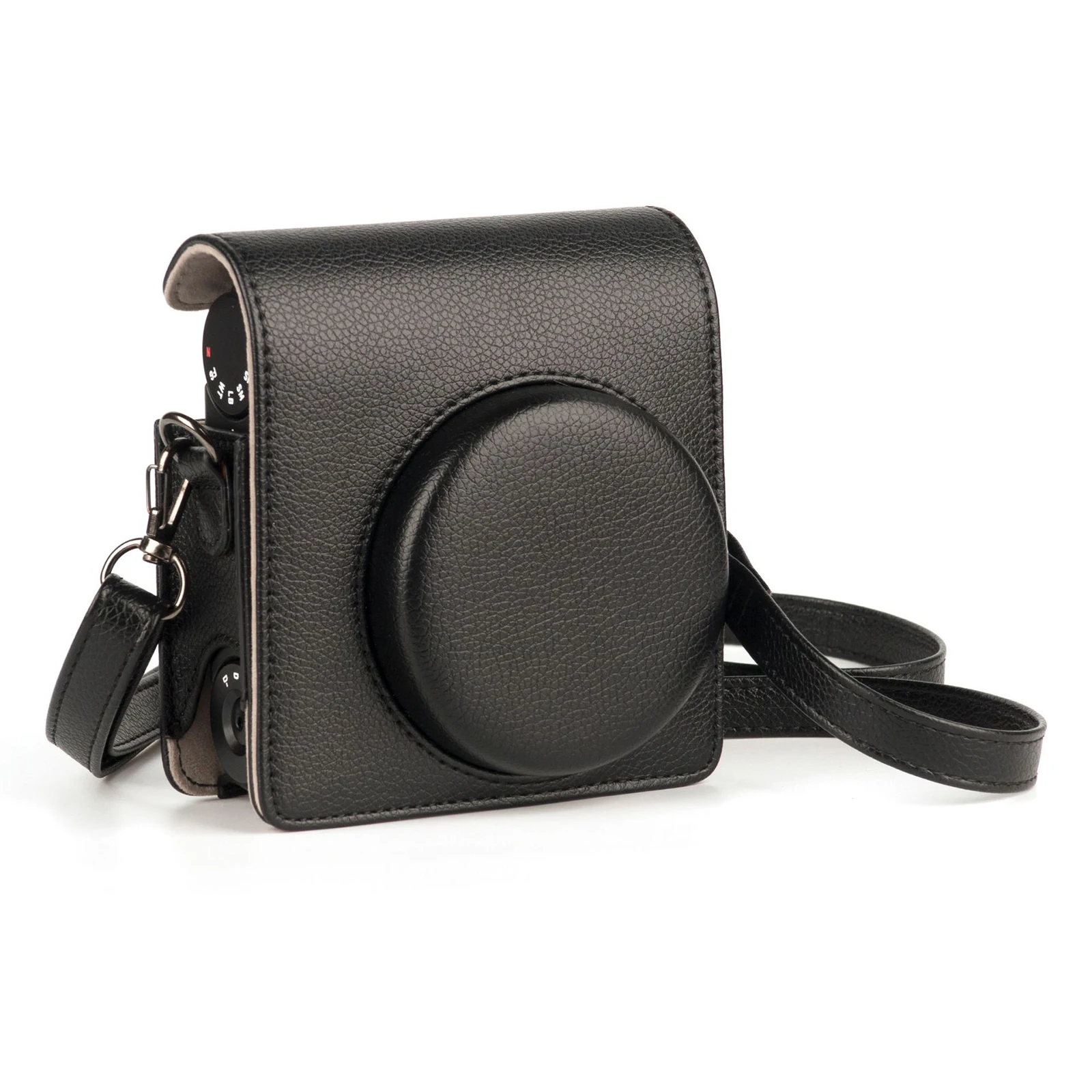 Portable Instant Camera Bag Camera Case Retro Style PU Leather Carrying Case Replacement for Fujifilm Fuji Instax Mini 99