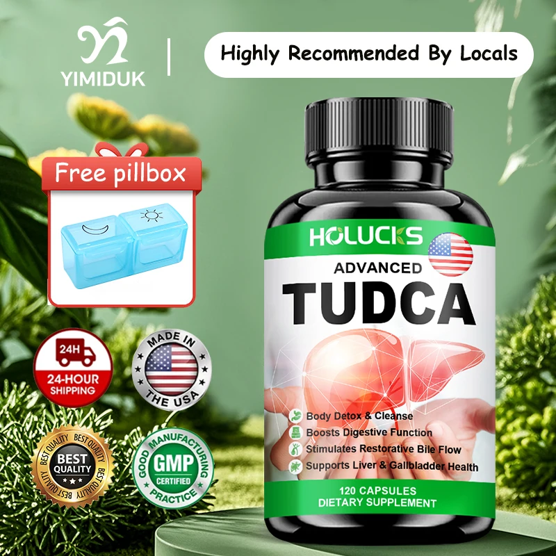 

HOLUCKS Натуральная добавка для детоксикации печени с TUDCA, способствует выработке желчи, улучшает пищеварение и способствует долгосрочному здоровью печени.
