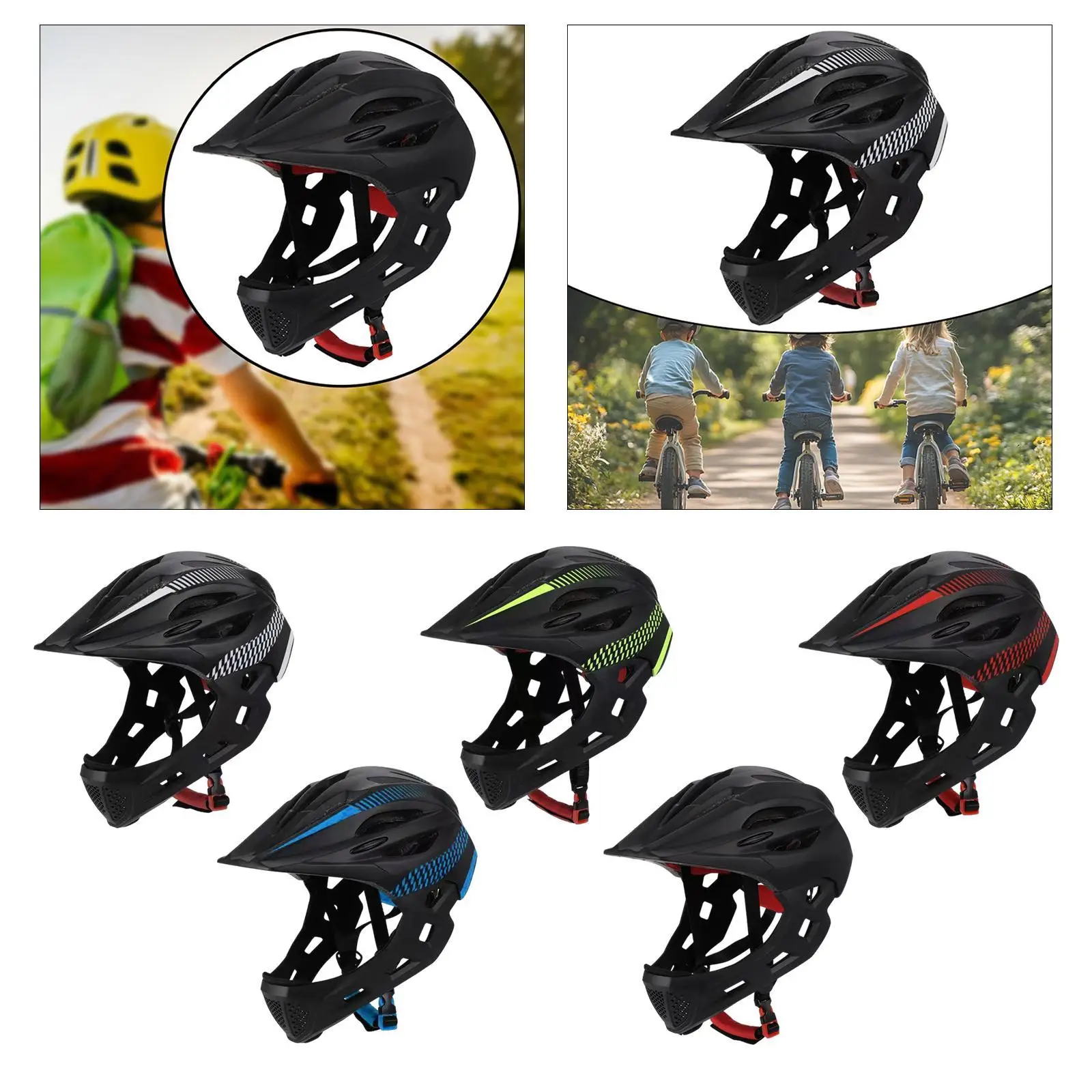 

Kids Riding Helmet Adjustable Lightweight Cycling Headgear Protective Bicycle Helmet for Boys and Girls Bike Sports