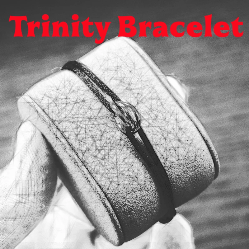 مجوهرات فاخرة كلاسيكية سوار حبل الثالوث مطلي بالذهب عيار 18 قيراط، هدية عيد الميلاد - سوار من الفضة الإسترليني عيار 925